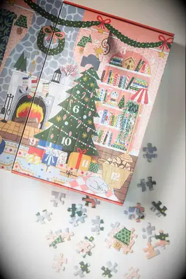 Puzzle advent calendar gift