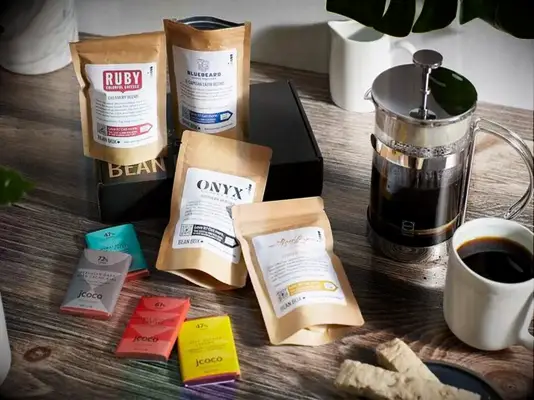 Coffee and chocolate gift box from Bean Box
