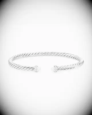 Sterling silver cuff 12 year anniversary gift