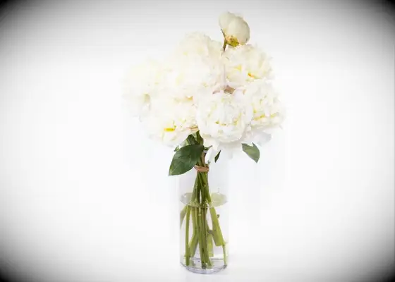 White Peony Bouquet from UrbanStems for the best 12th wedding anniversary gift ideas