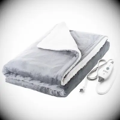 Heated weighted blanket 12 year anniversary gift
