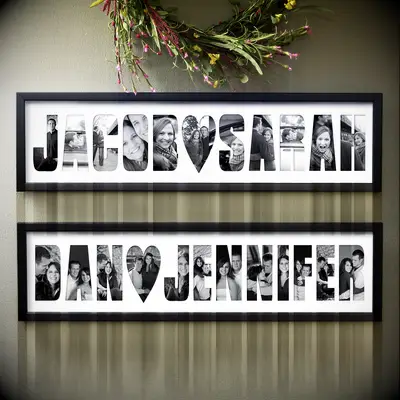 Personalized photo frame