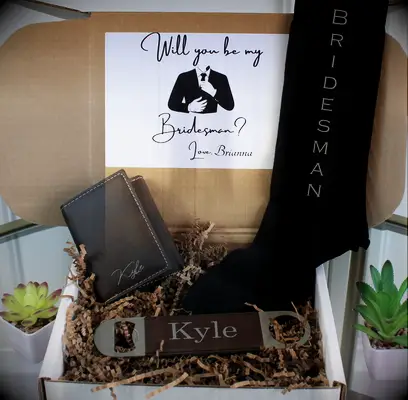 Bridesman proposal gift set