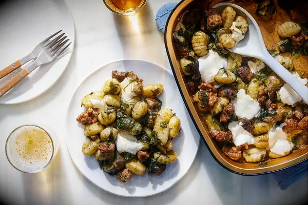 Meal delivered by Blue Apron delivery service