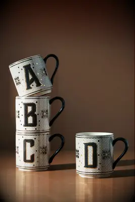 Monogrammed mugs bachelorette party favors