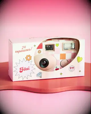 Cute disposable camera bachelorette party favor