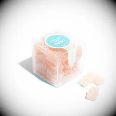 Sugarfina rose gummy bears bachelorette party favors