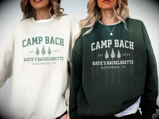 Bachelorette sweatshirt party favor