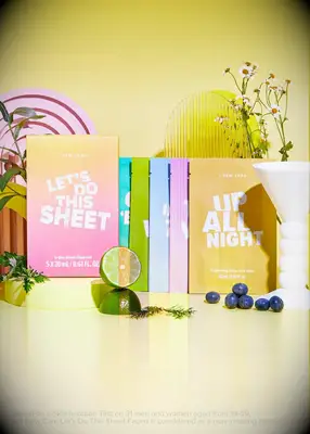 Rejuvenating sheet masks bachelorette party favors