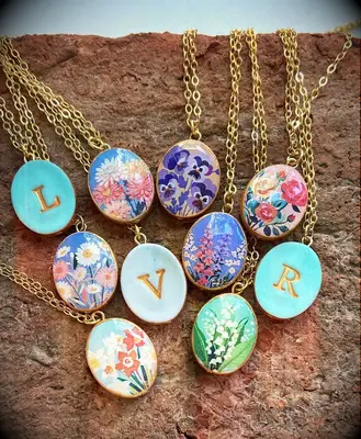 Birth Flower Necklace