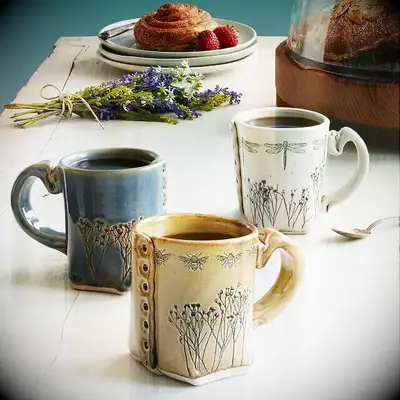 Pressed Wildflower Mug