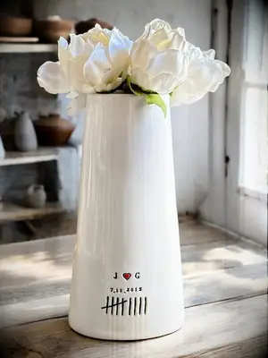 Custom ceramic vase