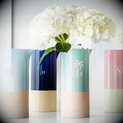 Monogrammed pitchers
