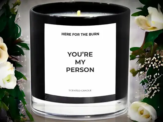 Scented candle in You