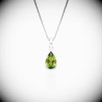 Peridot Necklace for your best partner gift