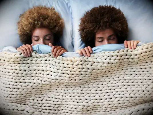 Bearaby weighted knit blanket romantic gift