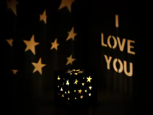 Personalized light box romantic gift idea