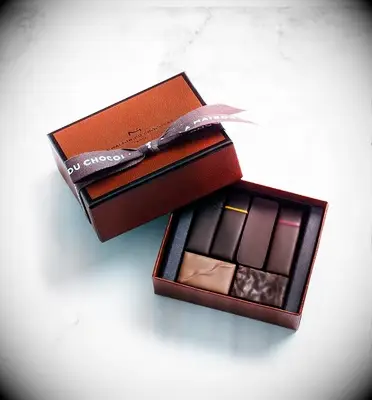 Box of luxury chocolates