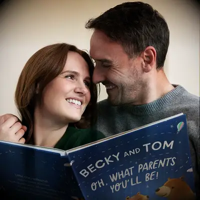 Custom storybook gift for pregnant wife