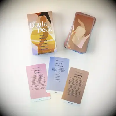 Pregnancy affirmation cards gift for pregnant wife