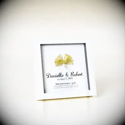 50th anniversary custom gift