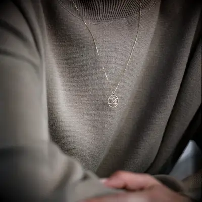 Custom map necklace 26th anniversary gift