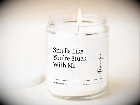 Personalized anniversary candle 26th anniversary gift