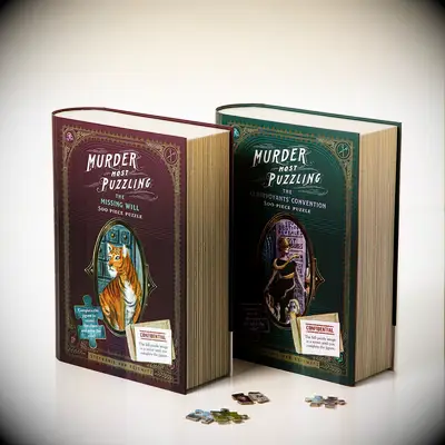 Murder mystery jigsaw puzzle 26th anniversary gift
