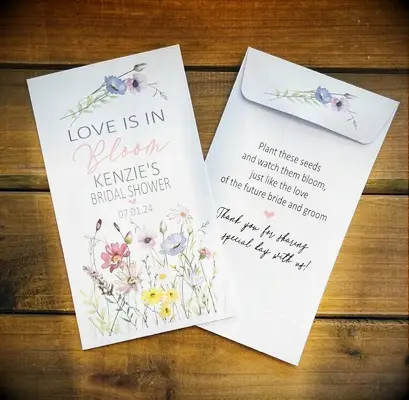 Flower seed packets