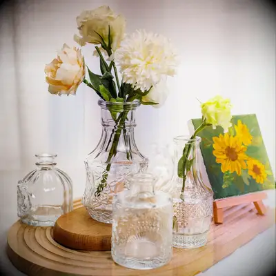 Vintage glass vases