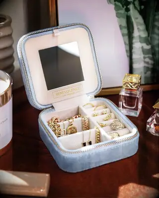 Travel jewelry case bridesmaid gift