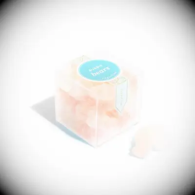 Champagne gummy bears bridesmaid gift