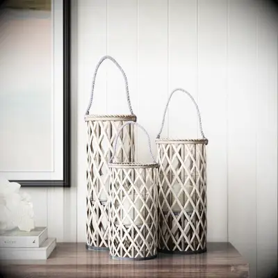 rustic willow wood lantern for the best anniversary gift