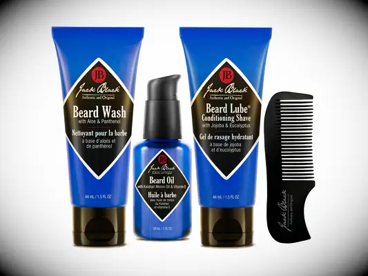 beard grooming set gift idea for groom.