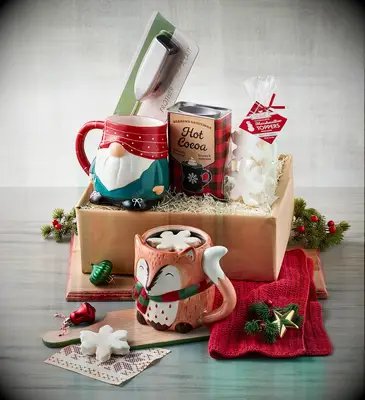Festive hot chocolate gift