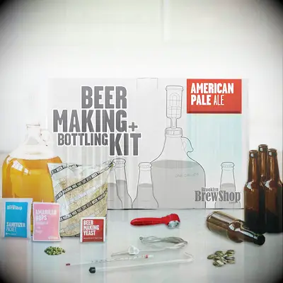 Beer making and bottling kit gift for best man