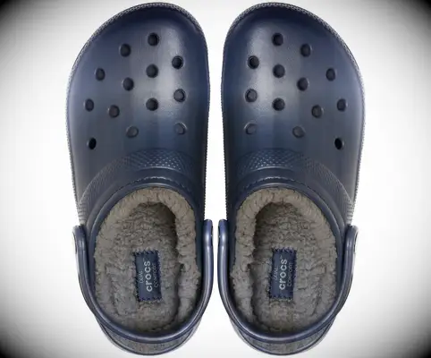 Fuzzy lined crocs best man gift idea
