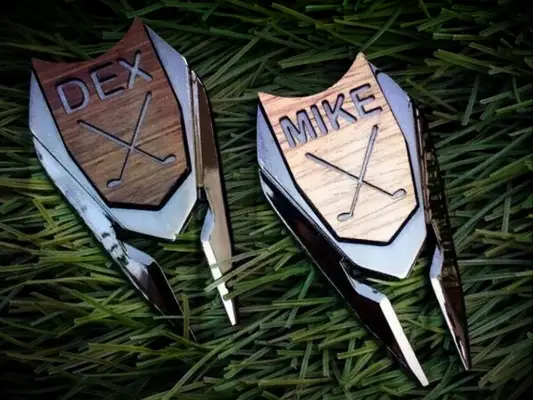 Personalized golf markers gift idea for best man