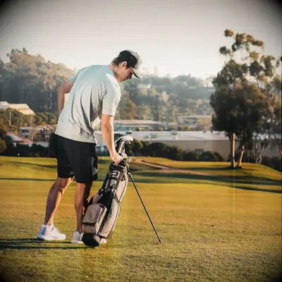 Minimalist golf bag gift for best man