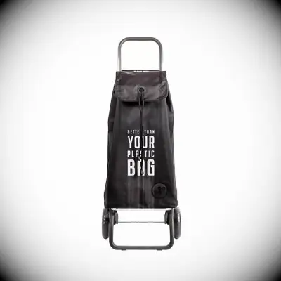 Black foldable shopping trolley anniversary gift