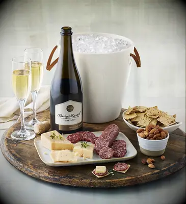 Harry and david wine and cheese set anniversary gift
