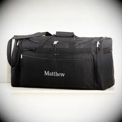 Embroidered bag boyfriend appreciation gift