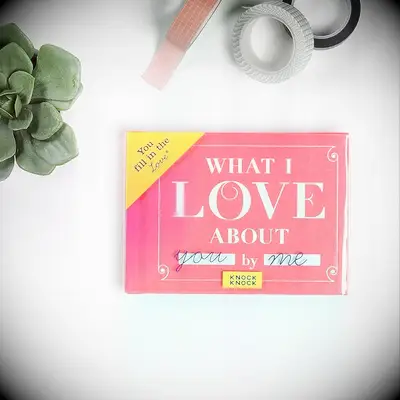 Fill-in-the-blank book boyfriend appreciation gift