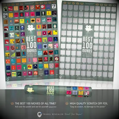 Movie scratch-off poster boyfriend appreciation gift