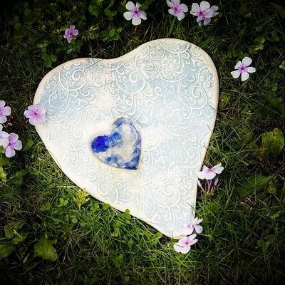 Butterfly puddler with lace-inspired pattern from Uncommon Goods