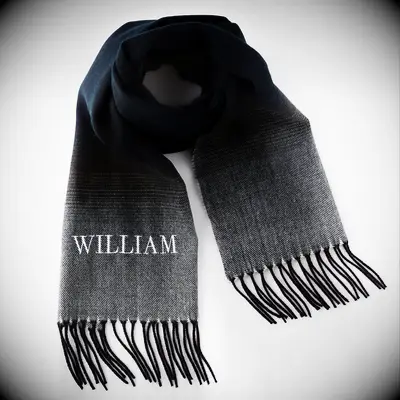 Embroidered scarf gift