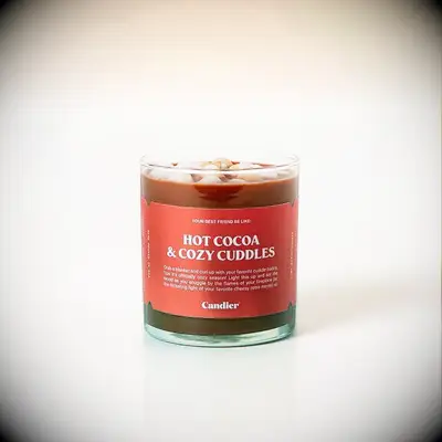 Hot cocoa candle