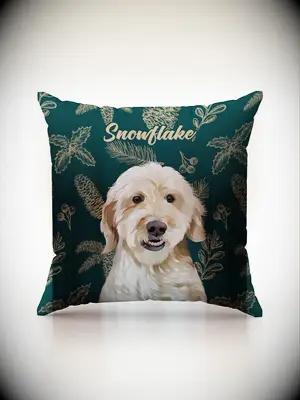 Personalized furry friend pillow