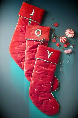 Red christmas stockings