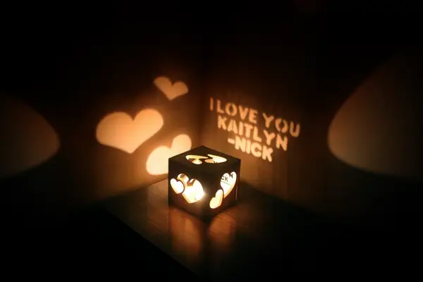 Romantic custom night light sentimental gift for girlfriend